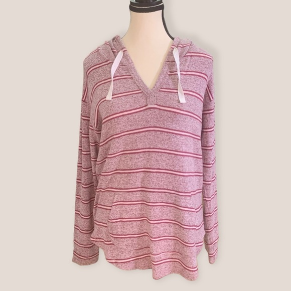 Market & Spruce Kallon Brushed Knit Hoodie Small - Picture 5 of 7